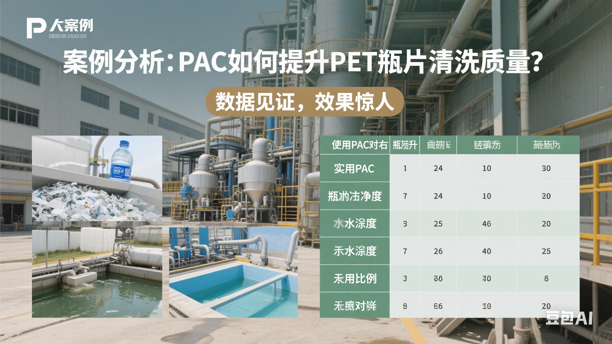 聚合氯化鋁pac如何提升PET瓶片清洗質(zhì)量